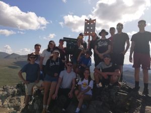 Norwegen 2019 Gruppenbild Gipfel Harahorn